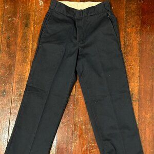 Navy dickies straight leg trouser